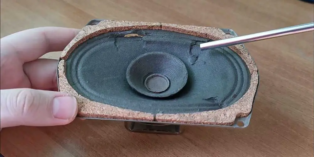 How to Fix a Torn Speaker Surround