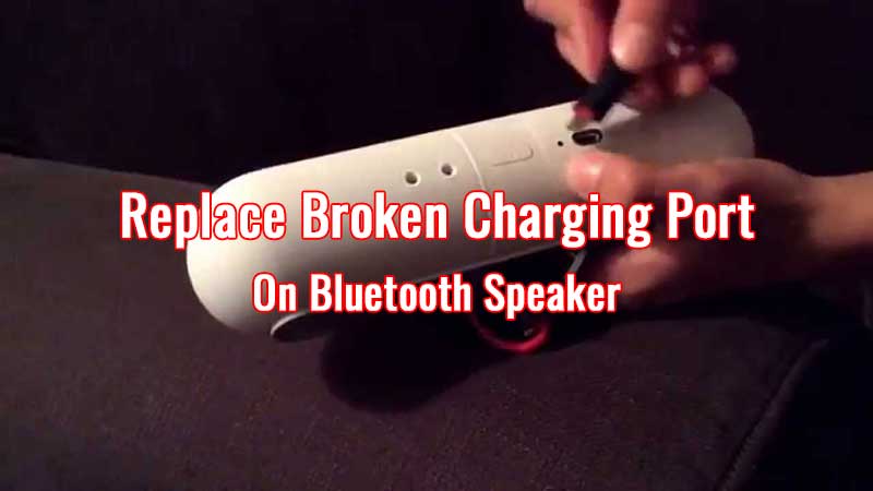 Replace Broken Charging Port on Bluetooth Speaker