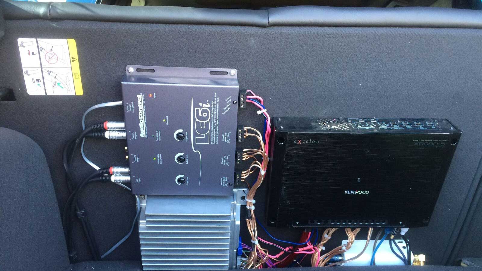 How to Mount Amp to Back Seat