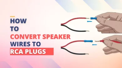 How to Convert Speaker Wires to RCA Plugs