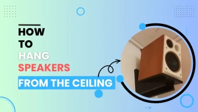 How to Hang Speakers from the Ceiling