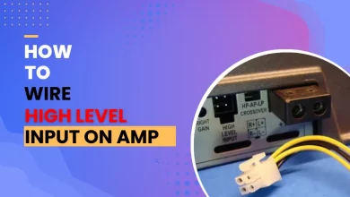 How to Wire High Level Input On Amp